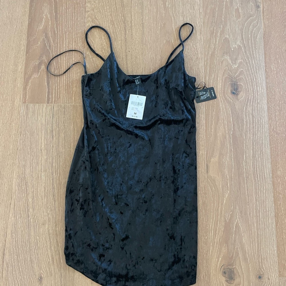 Black Velvet mini dress
